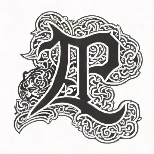 Detroit Tigers Symbol With 313 Written