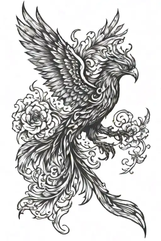 Phoenix Rising From Ashes