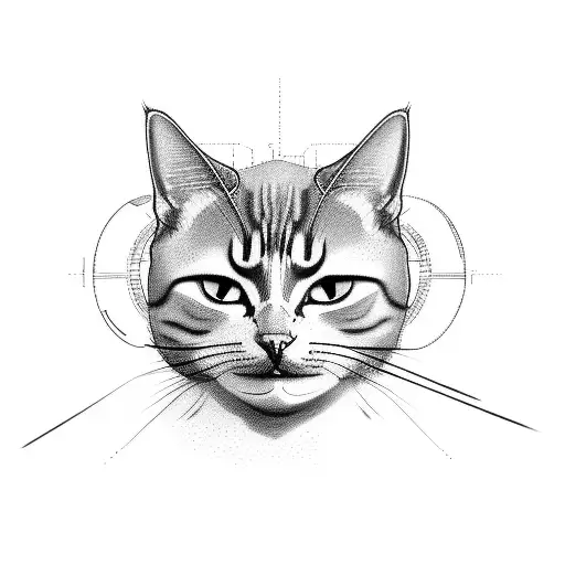 A Software Developer Coding With A Cat Sitting On Their Shoulder