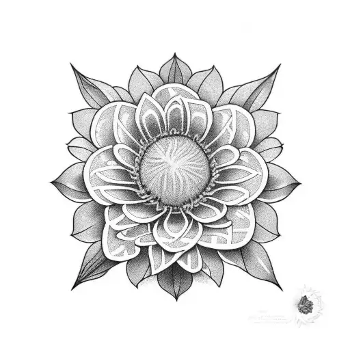 A Beautiful Aster Flower Blooming From An Open Book