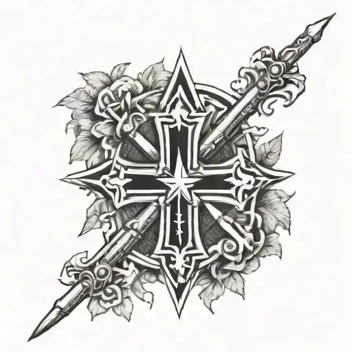 Military Soilder Cross