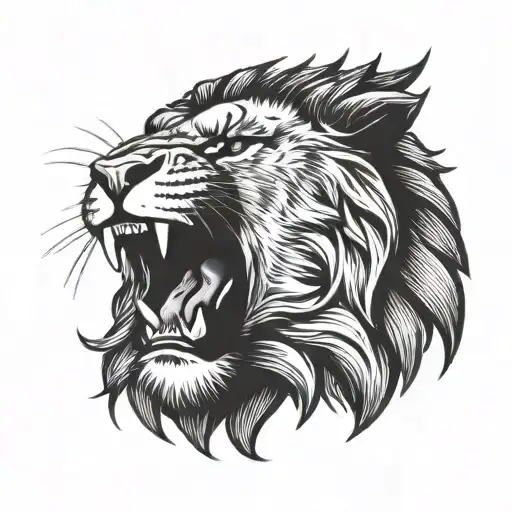 Roaring Lion Head Roaring Lion