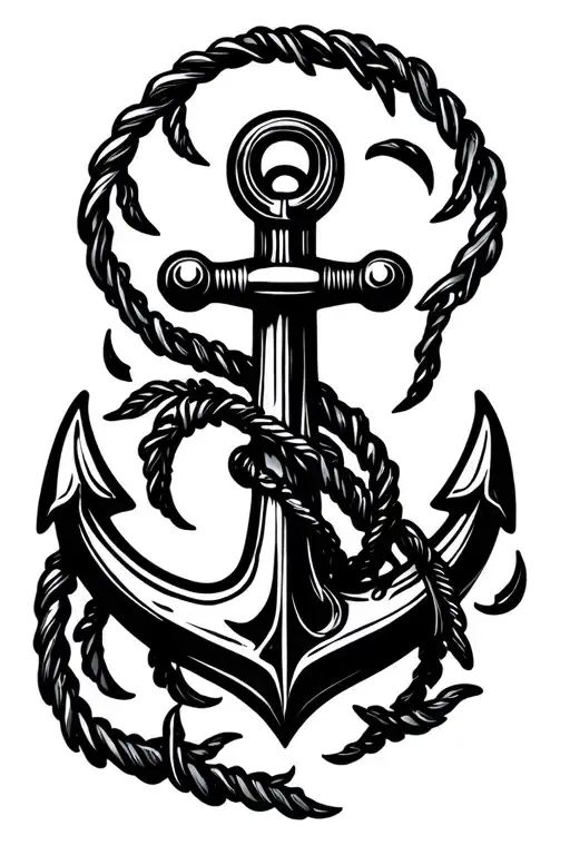 Navy Anchor