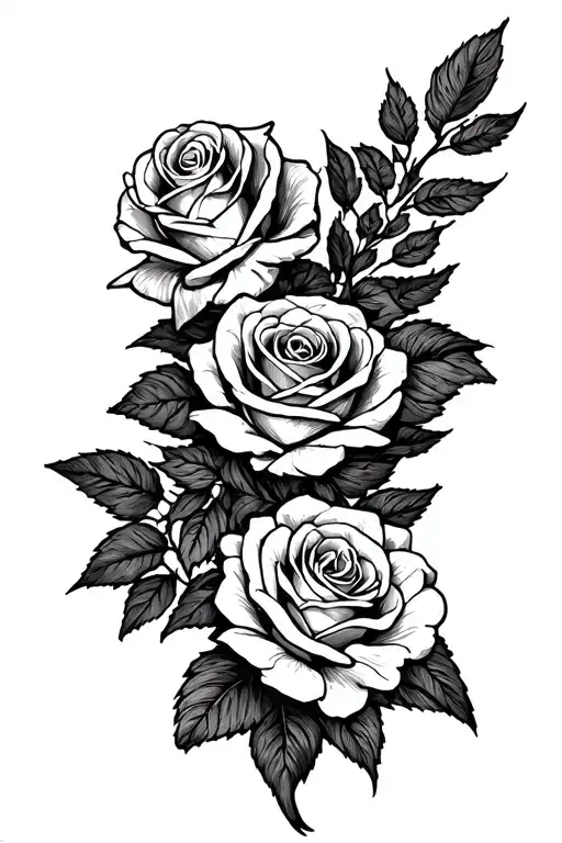 Texas Mom Roses Intertwined