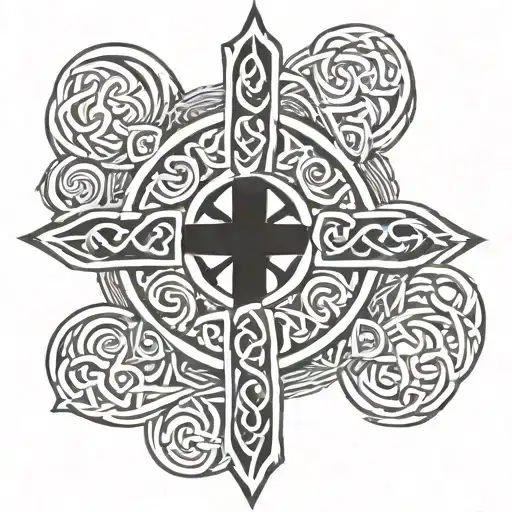 Celtic Cross Surrounded
