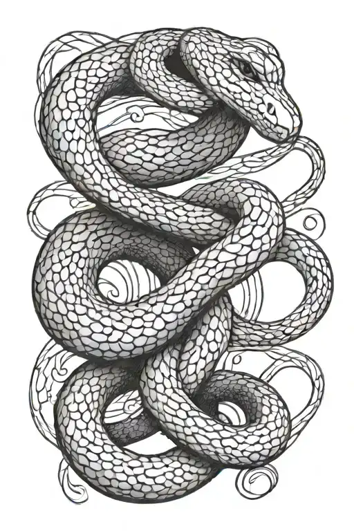 Snake Coiled