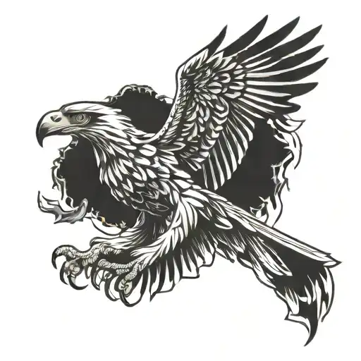 Harphy Eagle Flying Shoulder