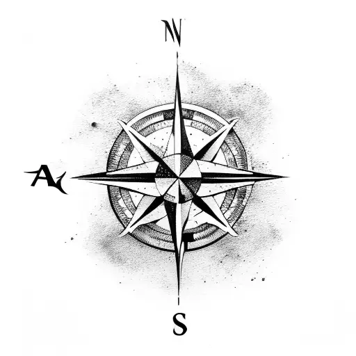 Compass With Assassin's Creed Logo