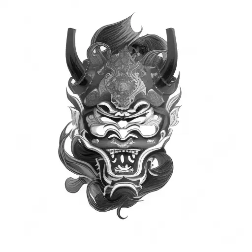 A Japanese Mask Evil