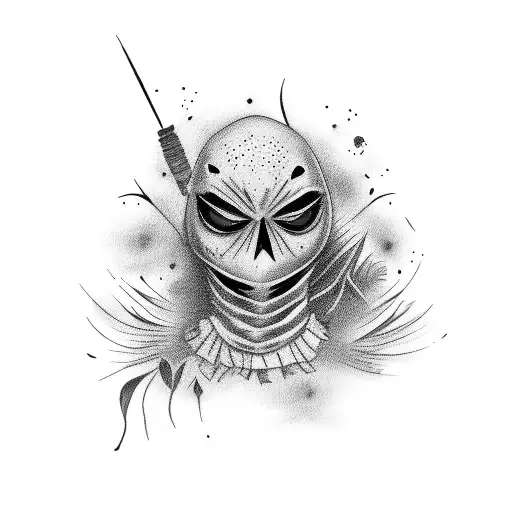 Scarecrow With Raven