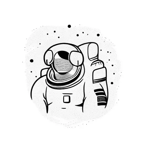 Astronaut Falling From Space