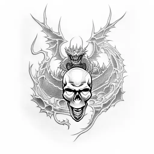 Skull Dragon Game Anime