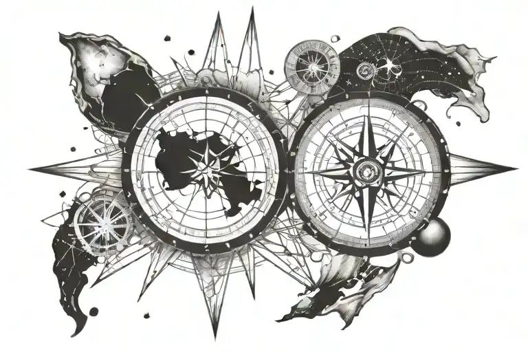 Marine Compass Universe Northern Star