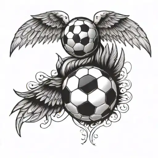 Soccer Ball With Wings