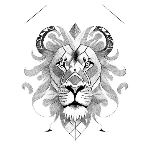 Lion With Spartan And Feather