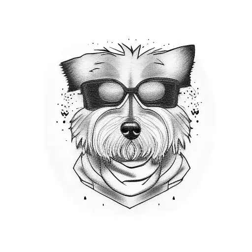 Fuzzy Dog In Clothes