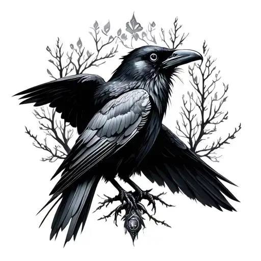 Raven Dark Forest