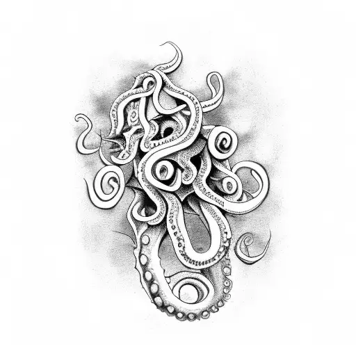 Vine Plant With Octopus Tentscle