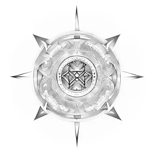 Kame Symbol In A Circle