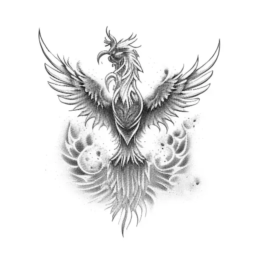 Phoenix Rising From Ashes