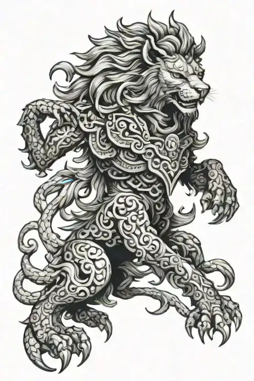 Ishtar Winged Lion Shishi