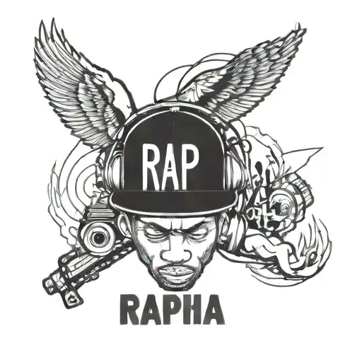 Incorporate Elements Of Rap Music Into A Hood-inspired Tattoo Design