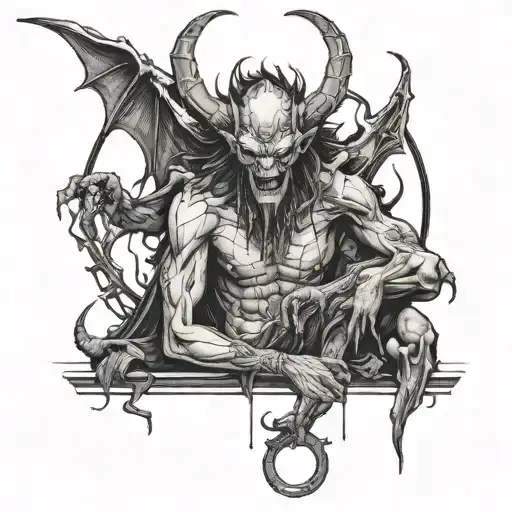 Demon Watching Over Desperate People