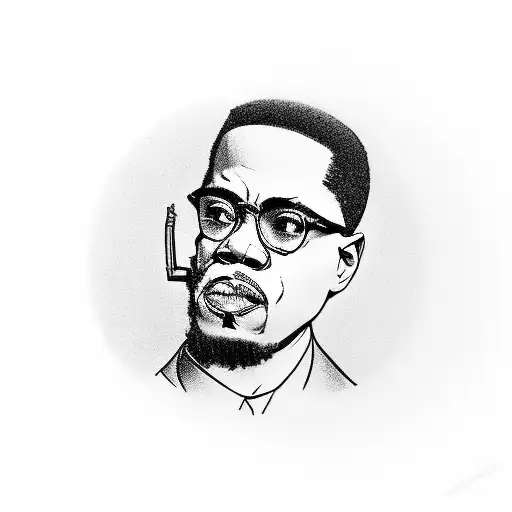 Malcolm X Holding Gun Looking Out Window