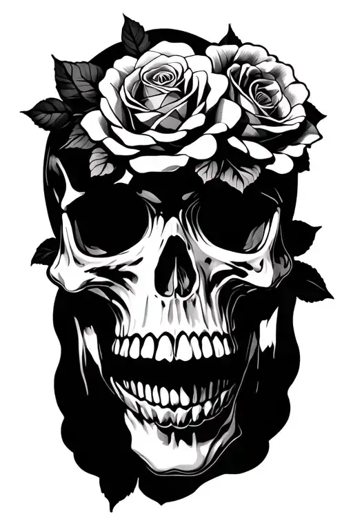 Skull And Roses