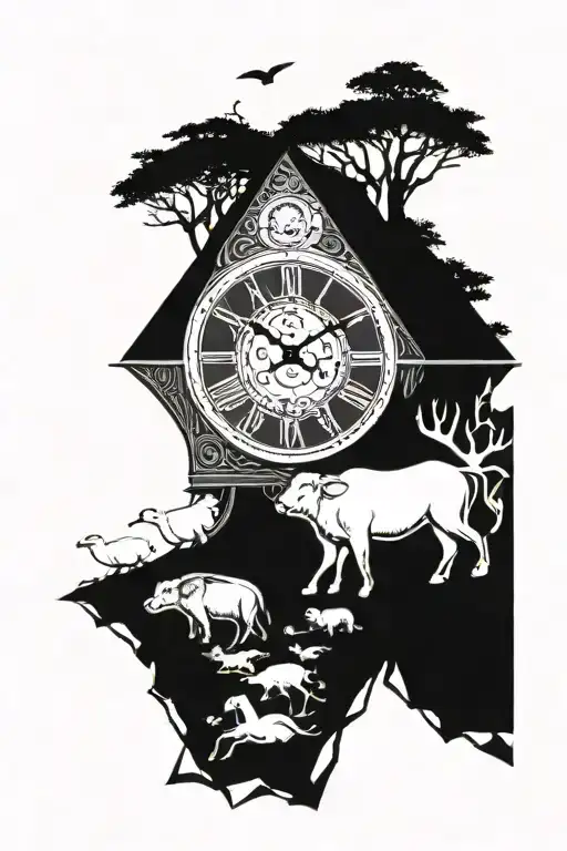 Noahs Ark Clock Face Morphing