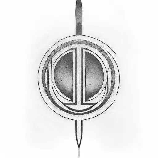 Tadhg In Ogham In Simple Black Bold With Gold Inlay