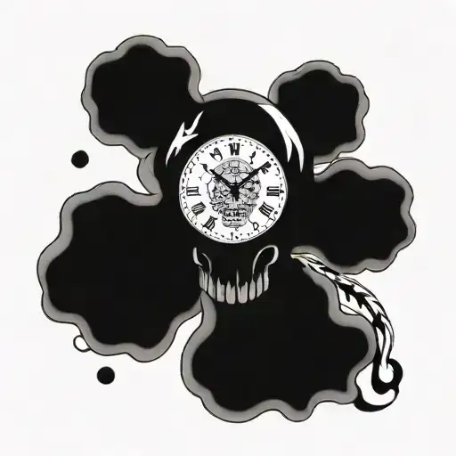 Skull Clock