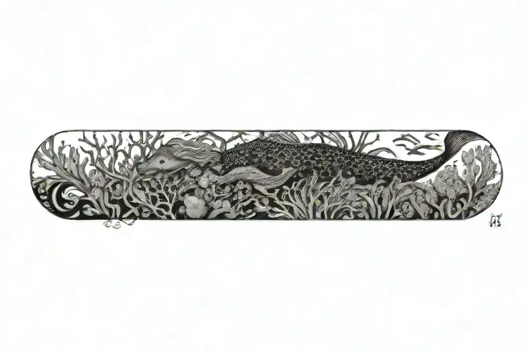 Catalina Island Kelp Forest With A Hidden Mermaid