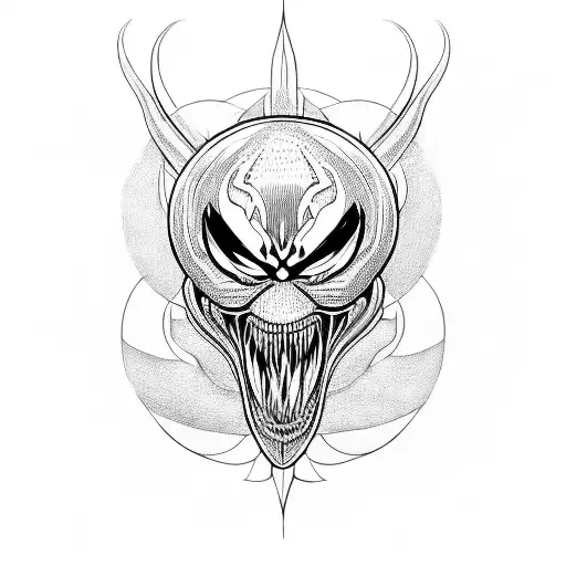 Lines And Shapes Like Venom