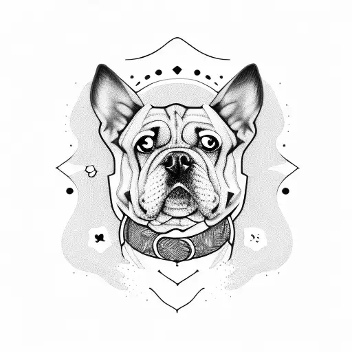 Dog With Stick Of Olive