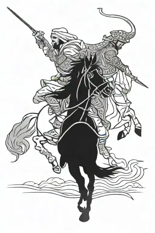 Morocco And Warrior Riding