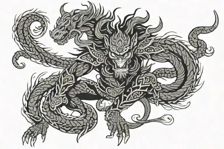 Monkey King Dragon