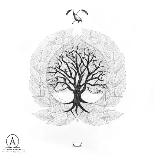 A Family Tree With Medical Symbols As Leaves And Branches