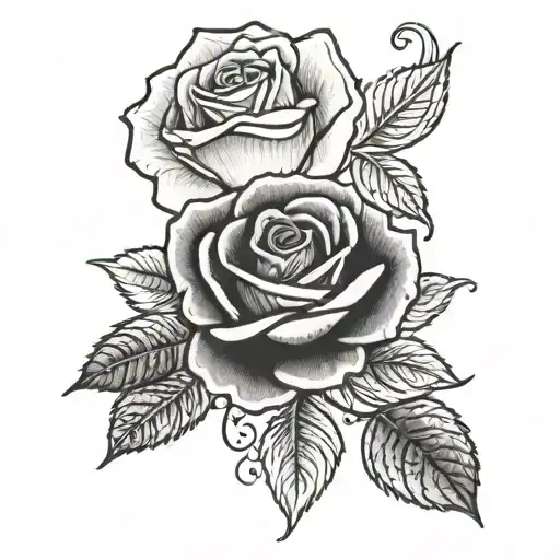 Name Ashley And A Rose