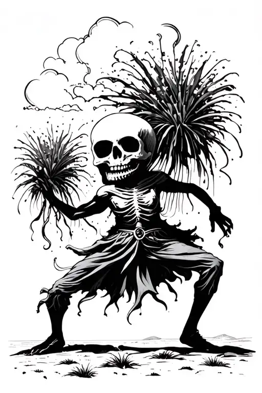 Skull Dancing In The Desert