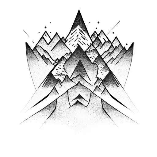 Mountain With The Word Courageous