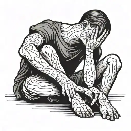 Sad Guy Feeling Alone