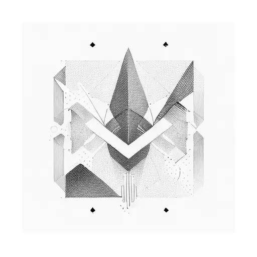 A Stylish Roman Numeral 5 Integrated Into A Geometric Pattern