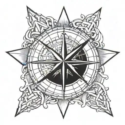 Compass Rose Intertwined