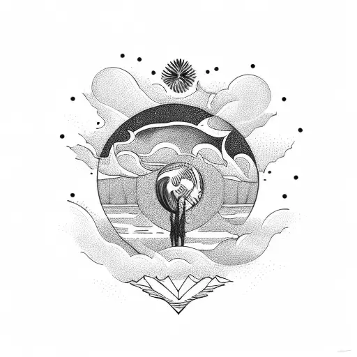 A Vibrant Jamaican Sunset Over The Ocean