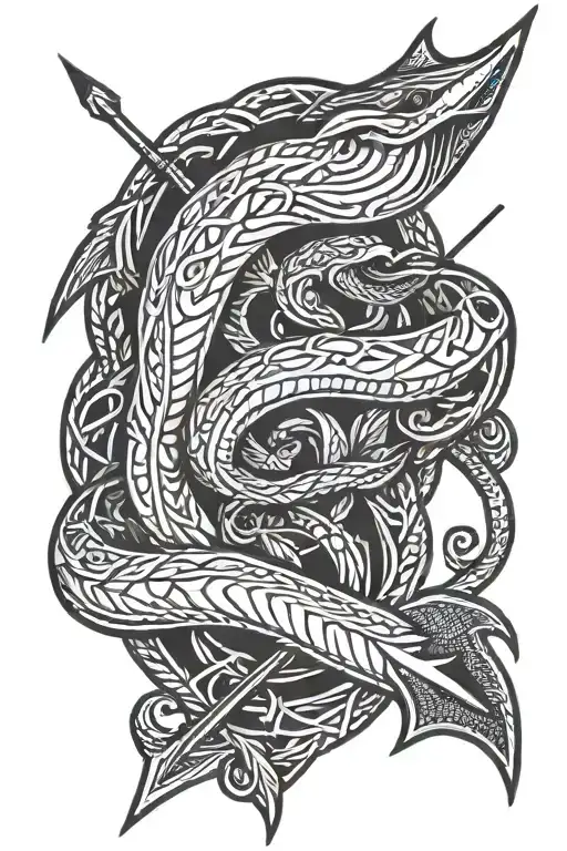 Arrow And Snake