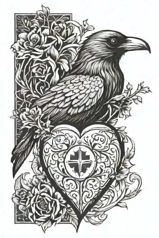 Reaper Sacred Heart Raven