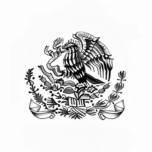 Mexican Flag Baja Map