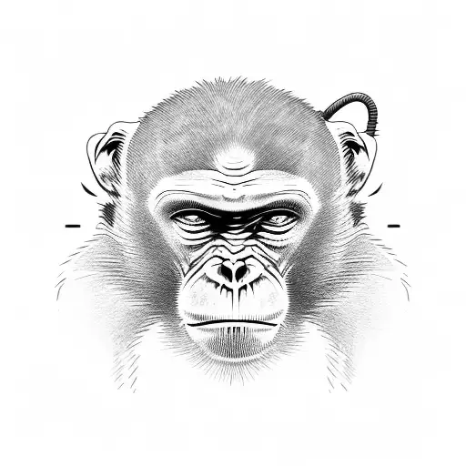 Monkey Driving A Car