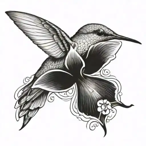 Humming Bird With The Name Paul Michael
